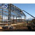 China prefabricated light steel frame warehouse airplane hangar with steel aluminium composite panel roof